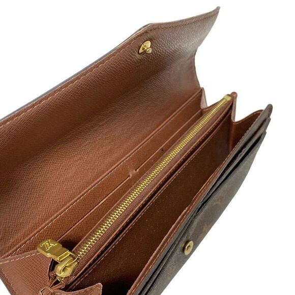 Louis Vuitton Long Wallet Monogram Portefeuille Sarah M60531 - - Picture 3 of 14